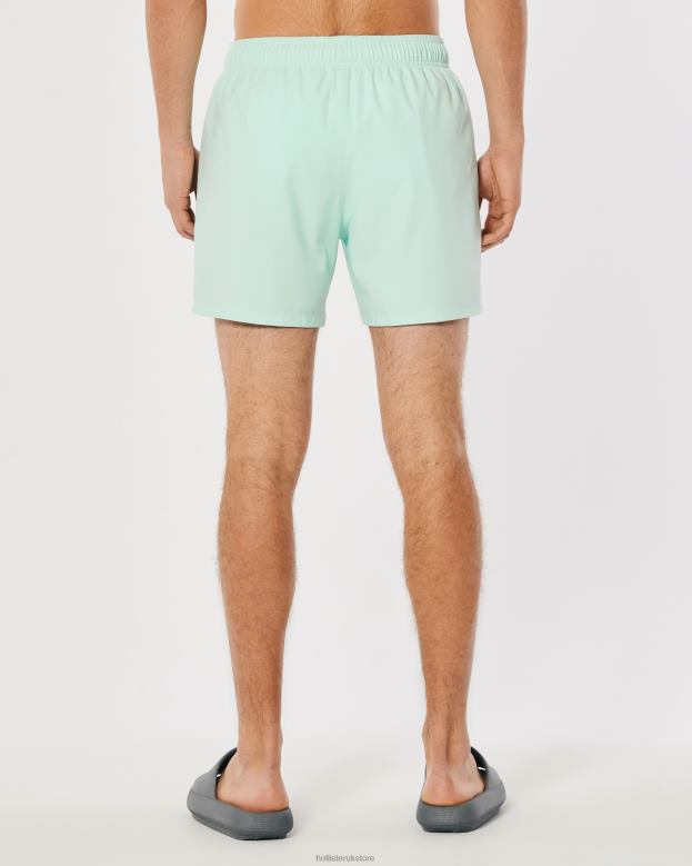 Bottoms Hollister Men Guard Swim Trunks 5\\ 488201112 Mint